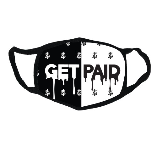 Get Paid $ Black & White Mask