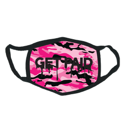 Get Paid Pink Camo Mask