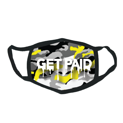 Get Paid Sliver with Yellow Camo Mask