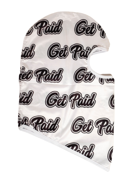 Get Paid White/Black Balaclava